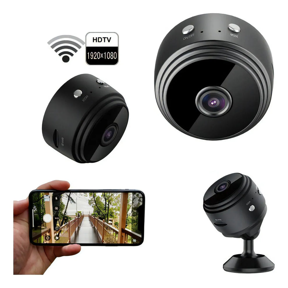 Mini cámara WiFi oculta con visión 360° para mayor seguridad y tranquilidad, directamente desde tu celular&nbsp;📲🏠