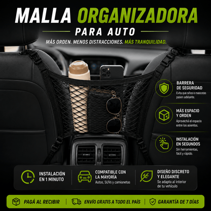 MALLA ORGANIZADORA DE SEGURIDAD 2 EN 1