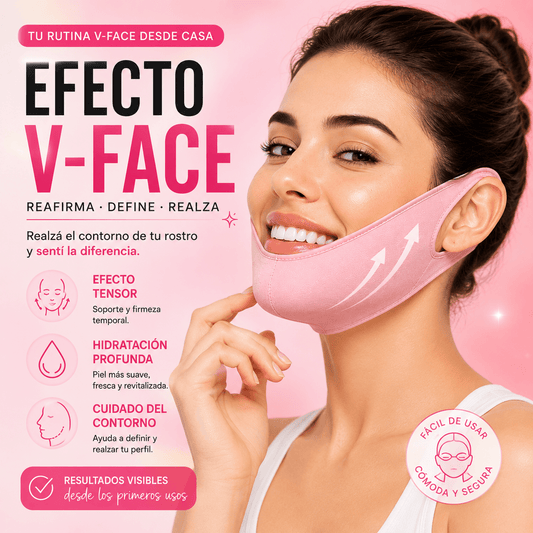 Mascarilla Reafirmante de Papada V-CONTOUR™ – Efecto V-Face (Pack de 3 unidades)